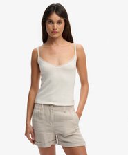 Athletic Essentials V Neck Pointelle Cami Top