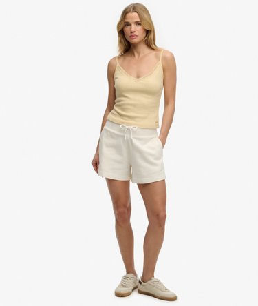 Athletic Essentials V-Ausschnitt Pointelle Cami Top Image 3