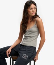 Athletic Essentials V Neck Pointelle Cami Top