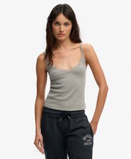 Athletic Essentials V Neck Pointelle Cami Top