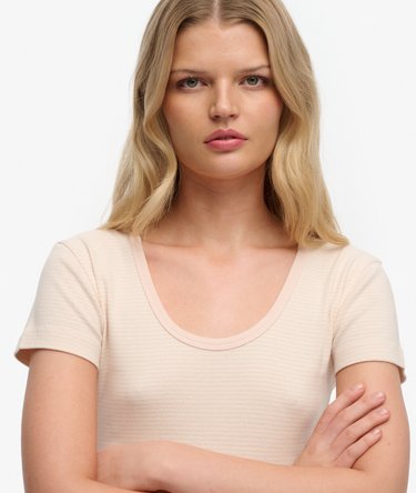 Athletic Essentials Striped Short Sleeve Top Image 4