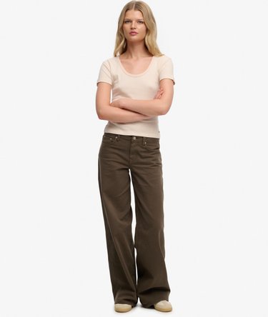 Athletic Essentials Striped Short Sleeve Top Image 3