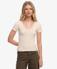 Athletic Essentials Striped Short Sleeve Top