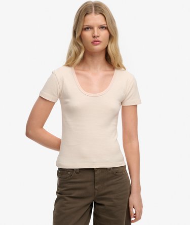 Athletic Essentials Striped Short Sleeve Top Image 1