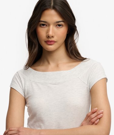 Athletic Essentials Schulterfreies Top Image 4