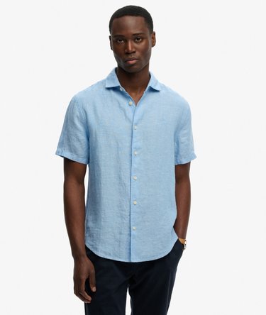 Riviera Short Sleeve Linen Shirt Image 1