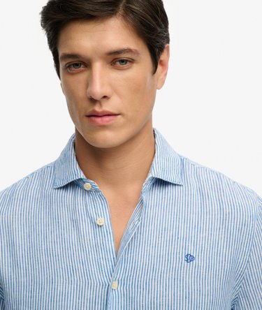 Riviera Short Sleeve Linen Shirt Image 4