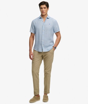 Riviera Short Sleeve Linen Shirt Image 3