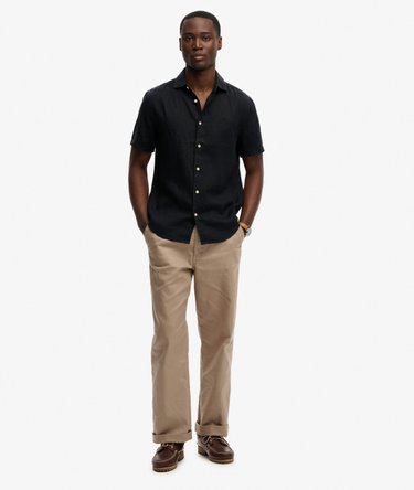 Riviera Short Sleeve Linen Shirt Image 3