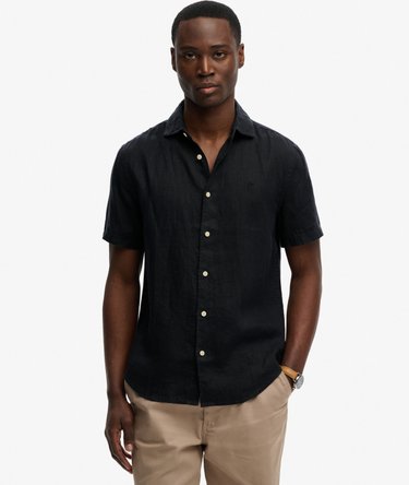 Riviera Short Sleeve Linen Shirt Image 1