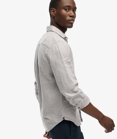Riviera Long Sleeve Linen Shirt Image 2