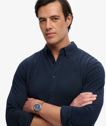 Chemise &agrave; manches longues Vintage Destroy Piqu&eacute; Image 4