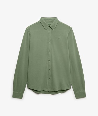 Chemise &agrave; manches longues Vintage Destroy Piqu&eacute; Image 7