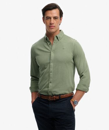 Chemise &agrave; manches longues Vintage Destroy Piqu&eacute; Image 1