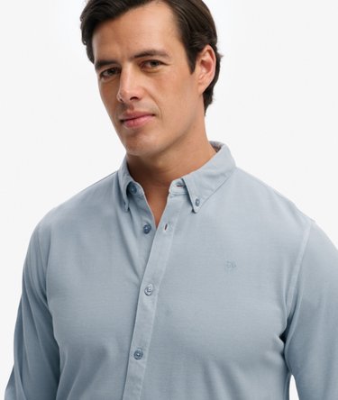 Chemise &agrave; manches longues Vintage Destroy Piqu&eacute; Image 4