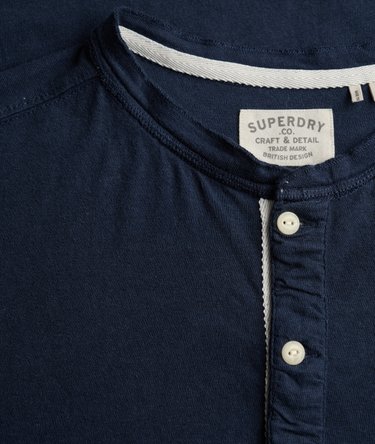 T-shirt Grandad Manches Courtes en Coton et Lin Image 6