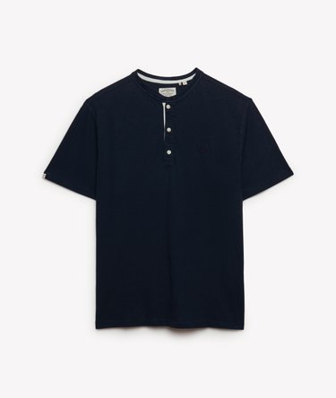 T-shirt Grandad Manches Courtes en Coton et Lin Image 7