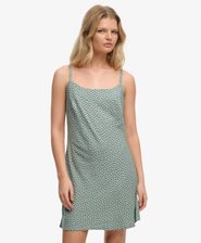 Mini-robe &agrave; bretelles imprim&eacute;e