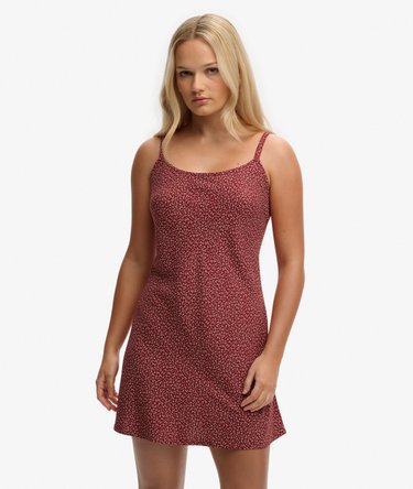 Geprinte Cami Minijurk Image 1