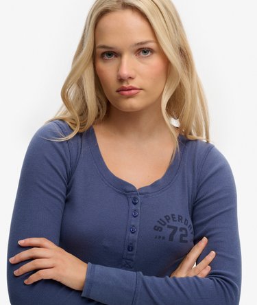 Athletic Langarmshirt mit Knopfleiste Image 4