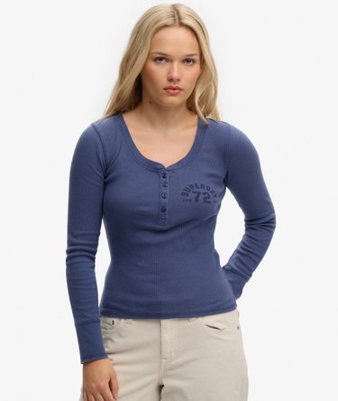 Athletic Langarmshirt mit Knopfleiste Image 2