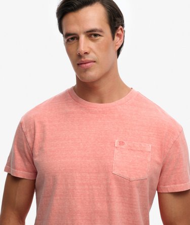 Classic Cotton Linen Pocket T-Shirt Image 4