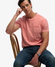 Classic Cotton Linen Pocket T-Shirt