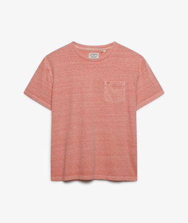 Classic Cotton Linen Pocket T-Shirt Image 7