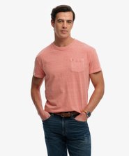 Classic Cotton Linen Pocket T-Shirt