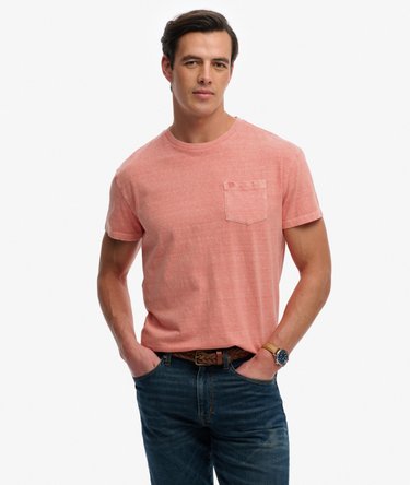Classic Cotton Linen Pocket T-Shirt Image 1