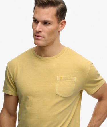 Classic Cotton Linen Pocket T-Shirt Image 2