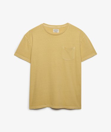 Classic Cotton Linen Pocket T-Shirt Image 7