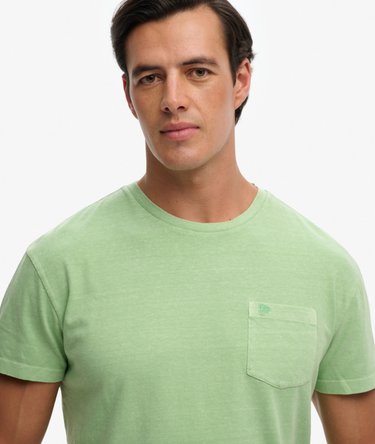 Classic Cotton Linen Pocket T-Shirt Image 4