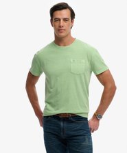 Classic Cotton Linen Pocket T-Shirt