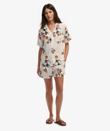 Beach Printed Overhemd met Korte Mouwen Image 3