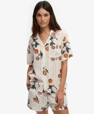 Beach Printed Overhemd met Korte Mouwen