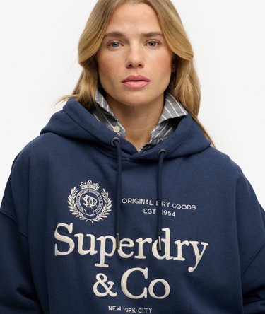 Hoodie Luxe Casual Brod&eacute; Coupe D&eacute;contract&eacute;e Image 4