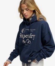 Hoodie Luxe Casual Brod&eacute; Coupe D&eacute;contract&eacute;e