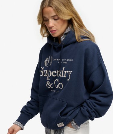 Hoodie Luxe Casual Brod&eacute; Coupe D&eacute;contract&eacute;e Image 2