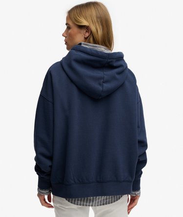 Hoodie Luxe Casual Brod&eacute; Coupe D&eacute;contract&eacute;e Image 5