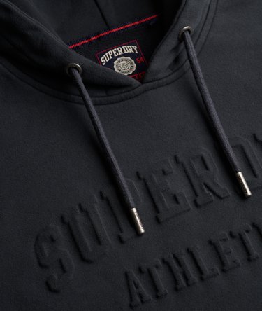 Athletic Embossed Relaxed Hoodie Image 6