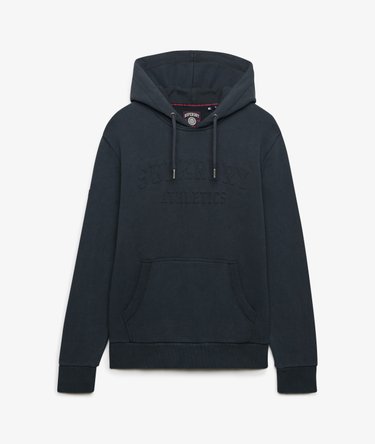 Athletic Embossed Relaxed Hoodie Image 7