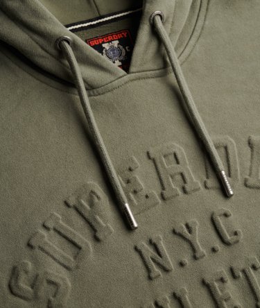 Athletic Embossed Relaxed Hoodie Image 6