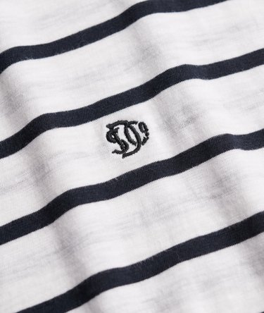 Studios Boat Neck Slub Long Sleeve Top Image 6