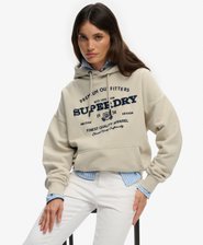 Hoodie Luxe Casual Brod&eacute; Coupe D&eacute;contract&eacute;e