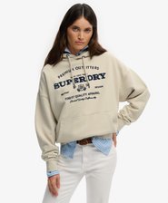 Hoodie Luxe Casual Brod&eacute; Coupe D&eacute;contract&eacute;e