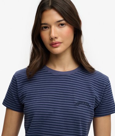 Essential Logo Striped Fitted T-Shirt Image 4