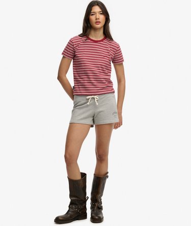 Essential Logo Striped Fitted T-Shirt Image 3