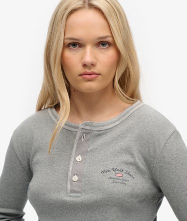 Athletic Essentials Button Down Long Sleeve Top Image 4