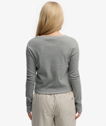 Athletic Essentials Button Down Long Sleeve Top Image 5